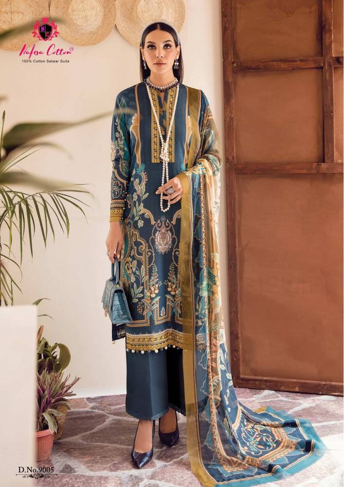 Nafisa Sahil 9 Casual Wear Wholesale Karachi Cotton Dress Material Catalog